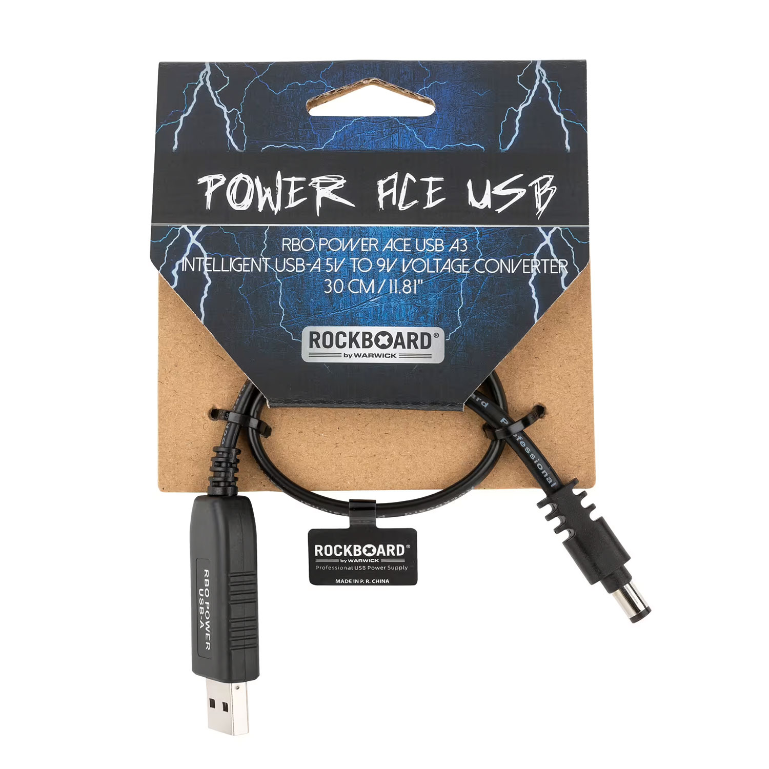 RockBoard Intelligent USB-A 5V/9V Voltage Converter 30cm